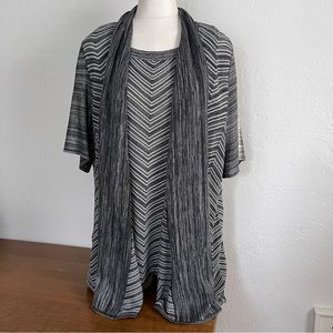 Gray Misook Sweater Set